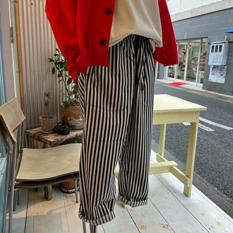 TIGREBROCANTE  ヒッコリータゴサクパンツ-インディゴ