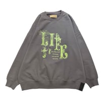 THOMASMAGPIE  "LIFE"ビッグスウェット- ダークグレー
