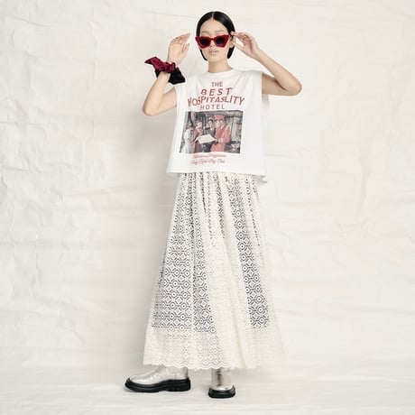 THOMAS MAGPIE ボックスベストT　White