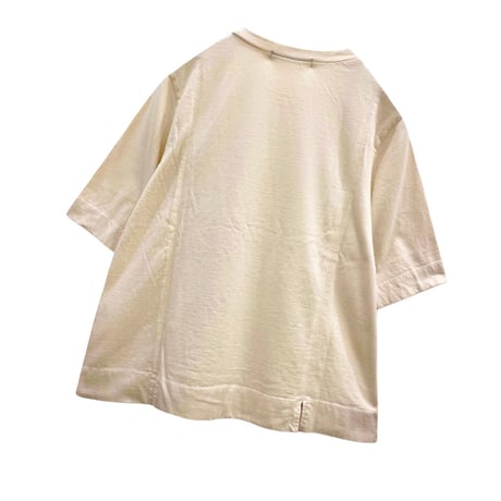 TIGRE BROCANTE 2ラインフリルTシャツ　ナチュラル