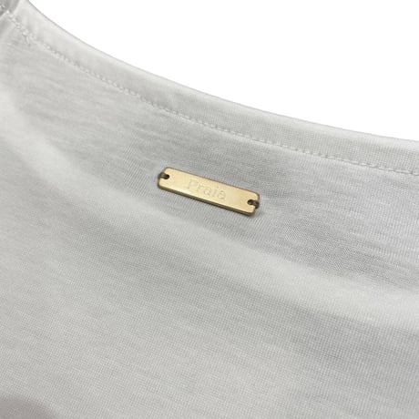 Praia 袖タックパフTシャツ -ホワイト