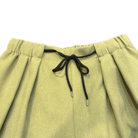 QTUME | カーゴシルエットパンツ | 【Khaki】