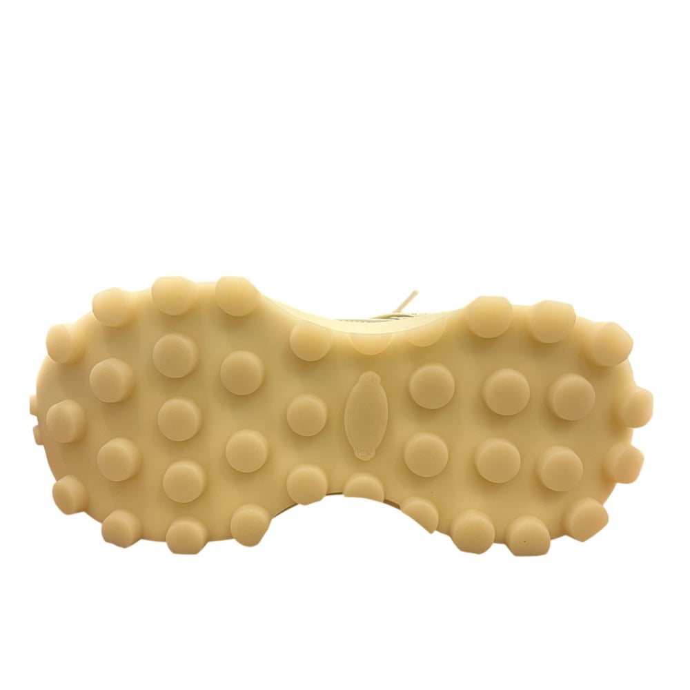 O'HOVE DE MUSÉE 厚底メッシュスニーカー -ホワイト×グレー | gras