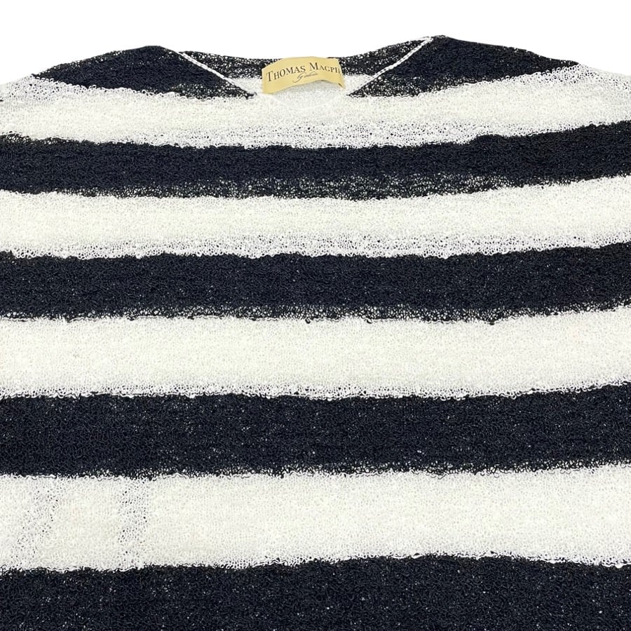THOMAS MAGPIE ボーダーニット-ブラック | grasol Nagasaki St