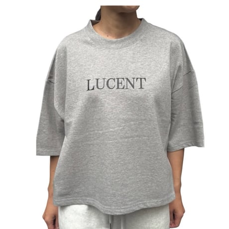 Dignite collier ロゴワイドミニTシャツ -    ブラック