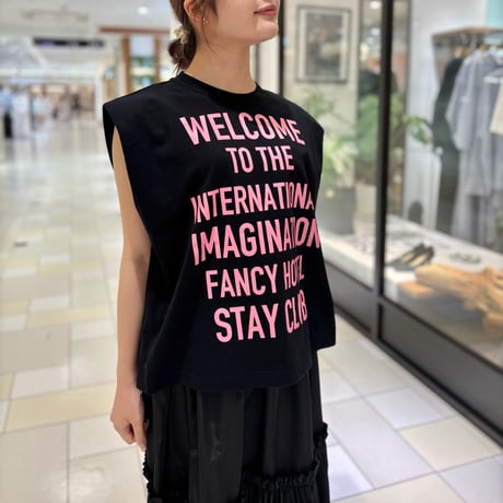 THOMAS MAGPIE ボックスベストT　Black