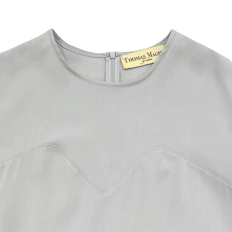 THOMAS MAGPIE ストレッチツイルワンピース  グレー