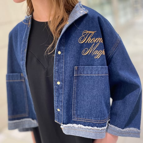 THOMAS MAGPIE デニムジャケット navy