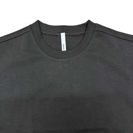 Dignite collier 裾切替 Tシャツ - チャコール