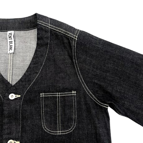 vent blanc+   10.5oz DENIM COVERALLS