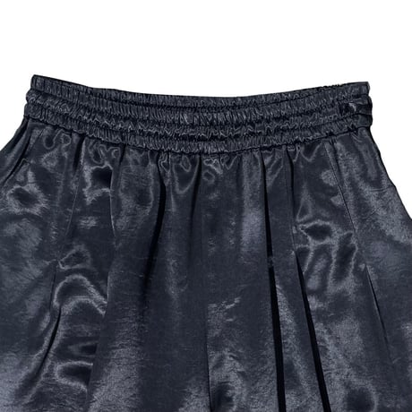 LIROMA アセテートロングワイドパンツ