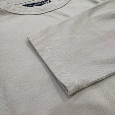 TIGRE BROCANTE Number８ベニスビーチ長袖T ホワイトグレー