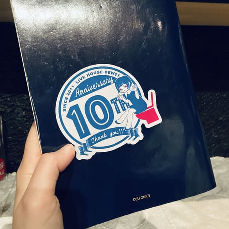 【DEWEY10周年】10周年ロゴステッカー
