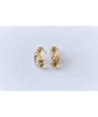 earring -hanamame gold 02-