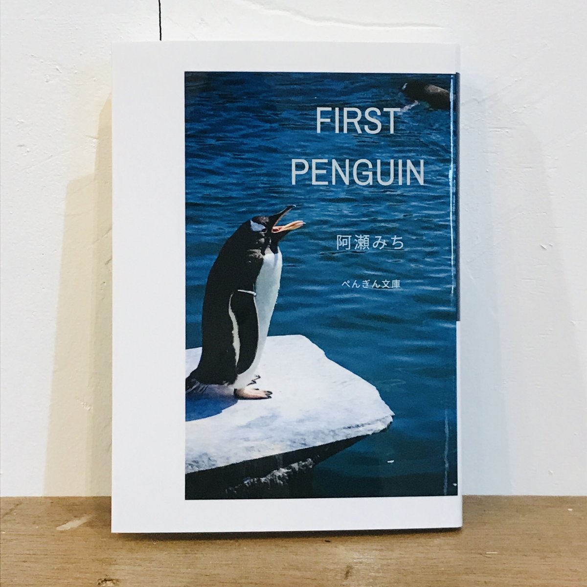 ペンギンの一輪挿し 鹿児島陸さんハンドワーク ペンギンの一輪挿し