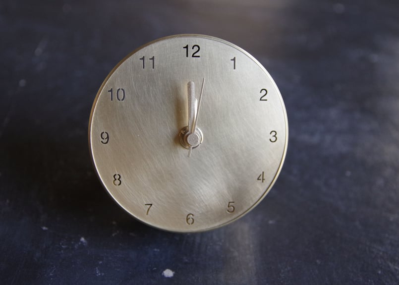 Clock 時計 S 真鍮 | HIRAMATSUGUMI