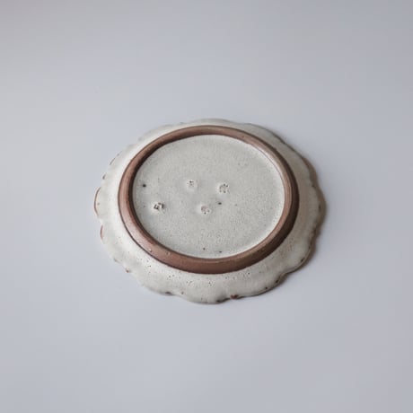 Plate S　輪花小皿（淡路島土シリーズ）