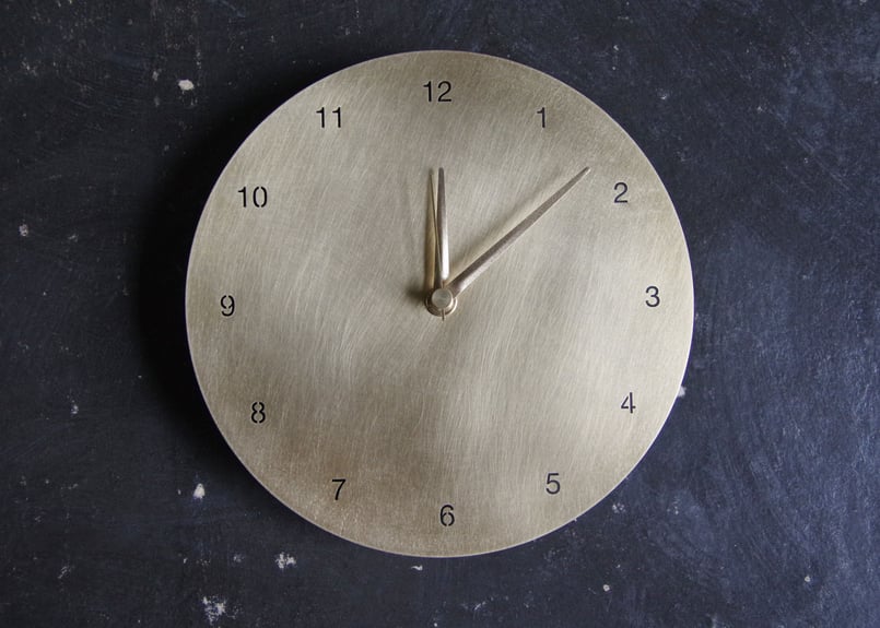 Clock 時計 M 真鍮 | HIRAMATSUGUMI