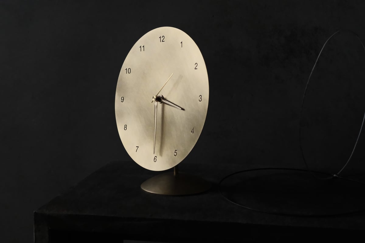 Clock 時計 M 真鍮 | HIRAMATSUGUMI