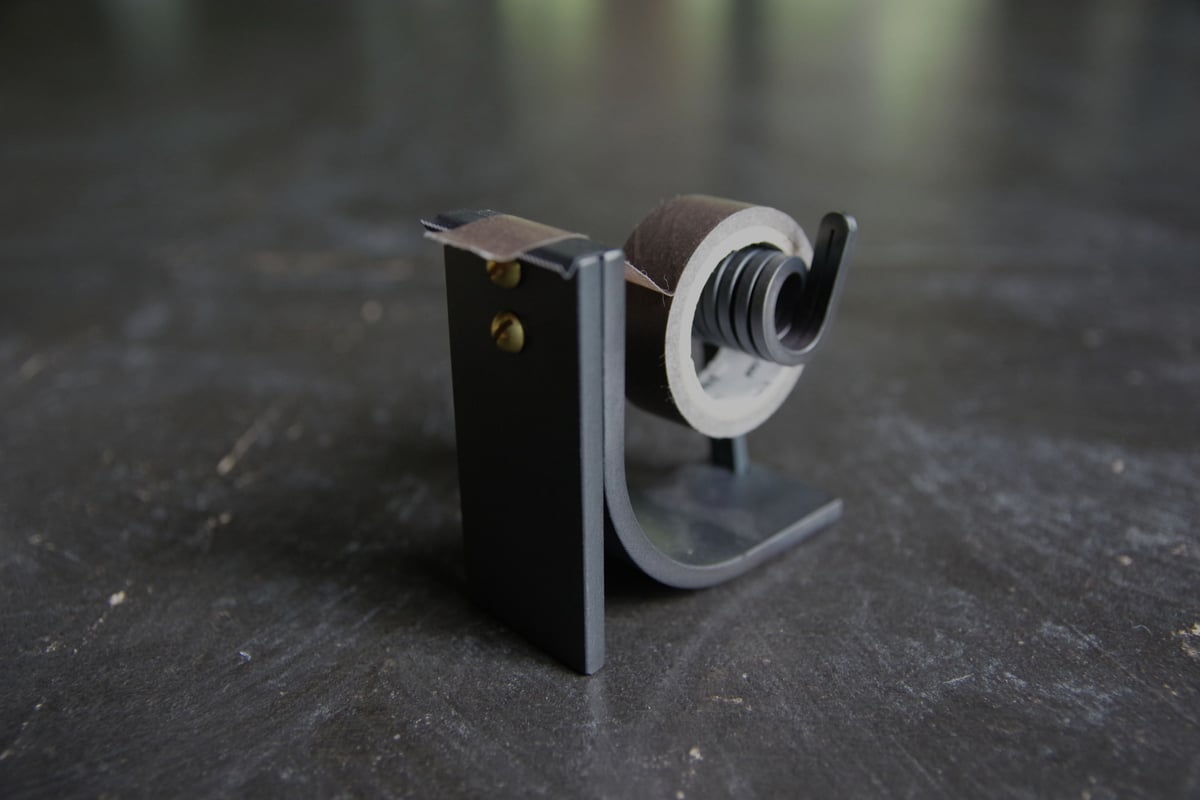 Tape cutter テープカッター 黒皮鉄 | HIRAMATSUGUMI