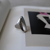 Abstract Open Swirl Ring
