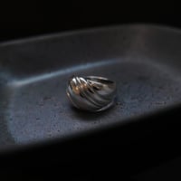 Swirl Wide Sterling Silver ring