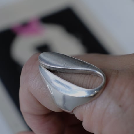 Abstract Open Swirl Ring