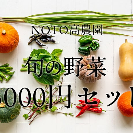 【通年販売】グランシェフ御用達の旬の野菜 5000円セット(税込・送料別)