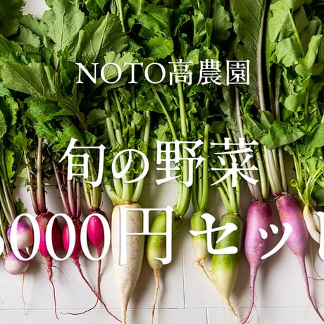 【通年販売】グランシェフ御用達の旬の野菜 3000円セット(税込・送料別)