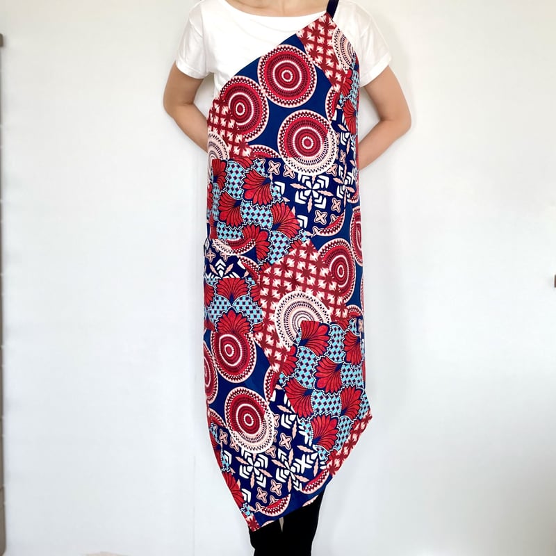 ワンショルダーエプロン◇ PATCHWORK | MILELE For AFRICA
