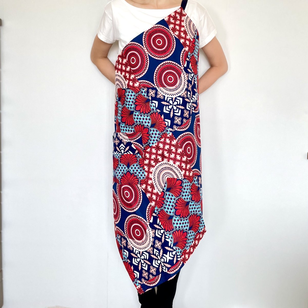 ワンショルダーエプロン◇ PATCHWORK | MILELE For AFRICA