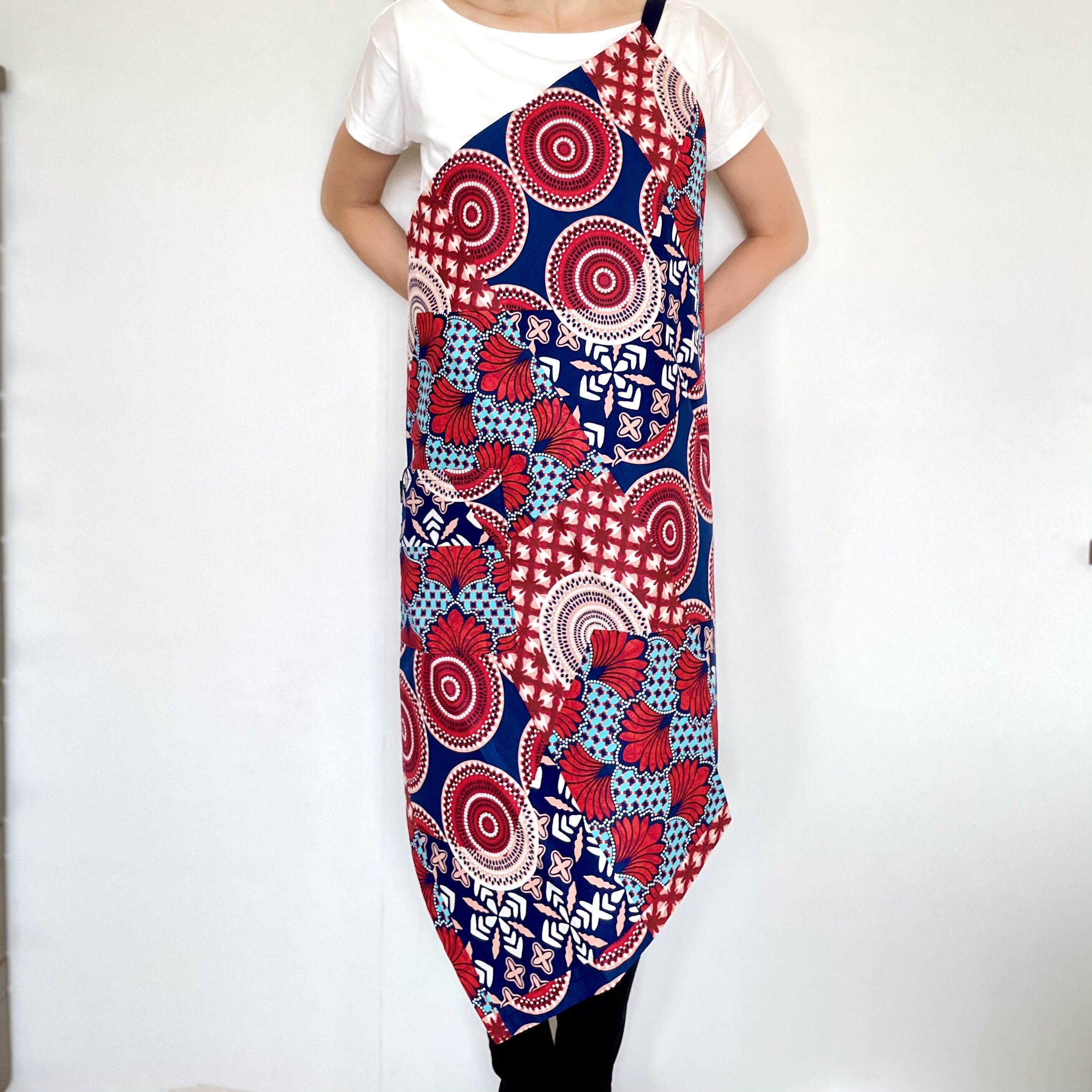 ワンショルダーエプロン◇ PATCHWORK | MILELE For AFRICA