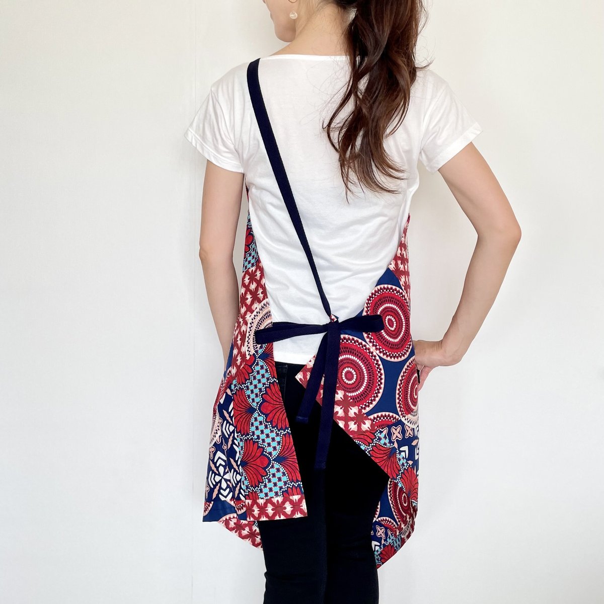 ワンショルダーエプロン◇ PATCHWORK | MILELE For AFRICA