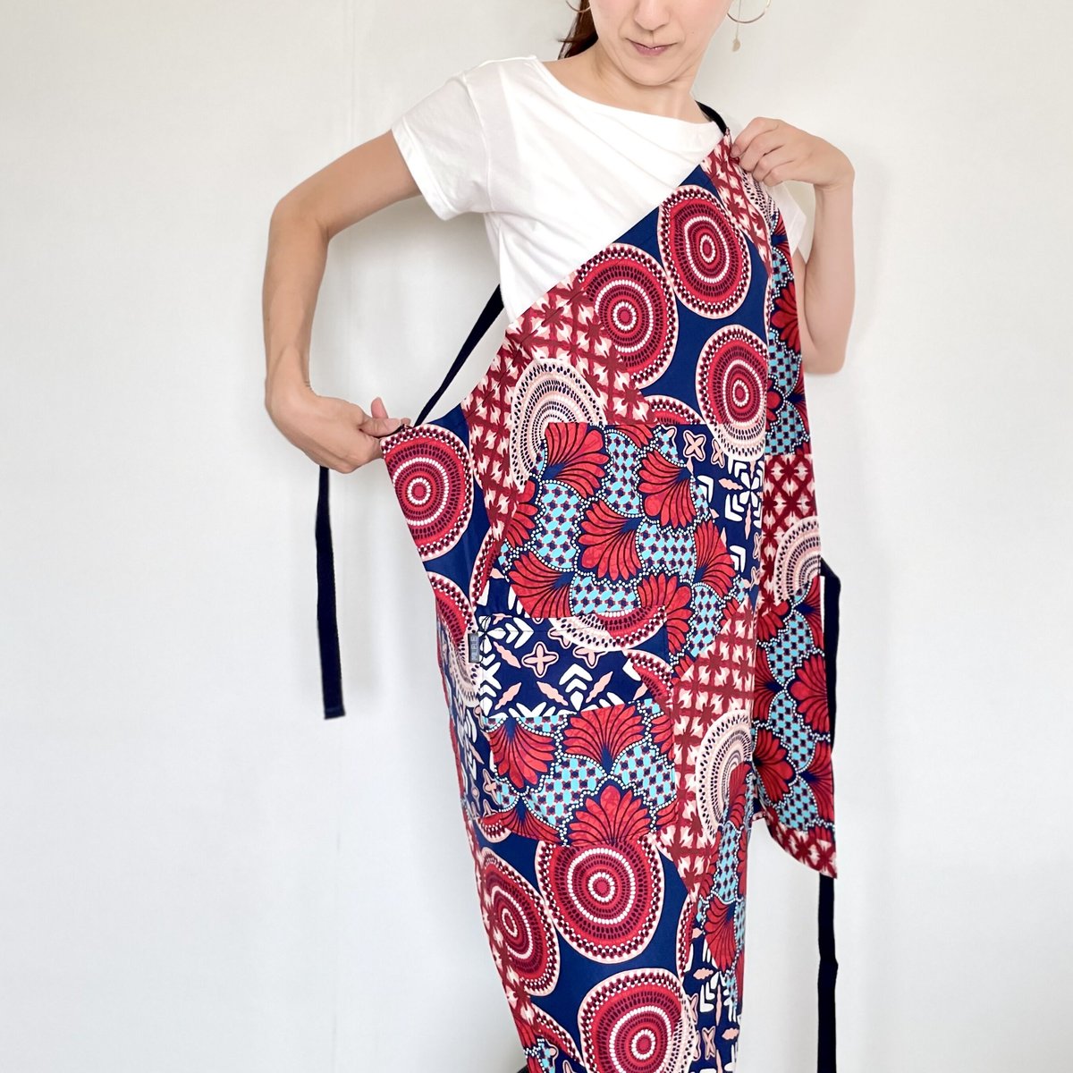 ワンショルエプロン ワンショルダーエプロン◇ PATCHWORK | MILELE For AFRICA