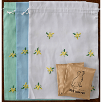 ベトナム刺繍BAG (巾着）＋Drip Bag×10 SET