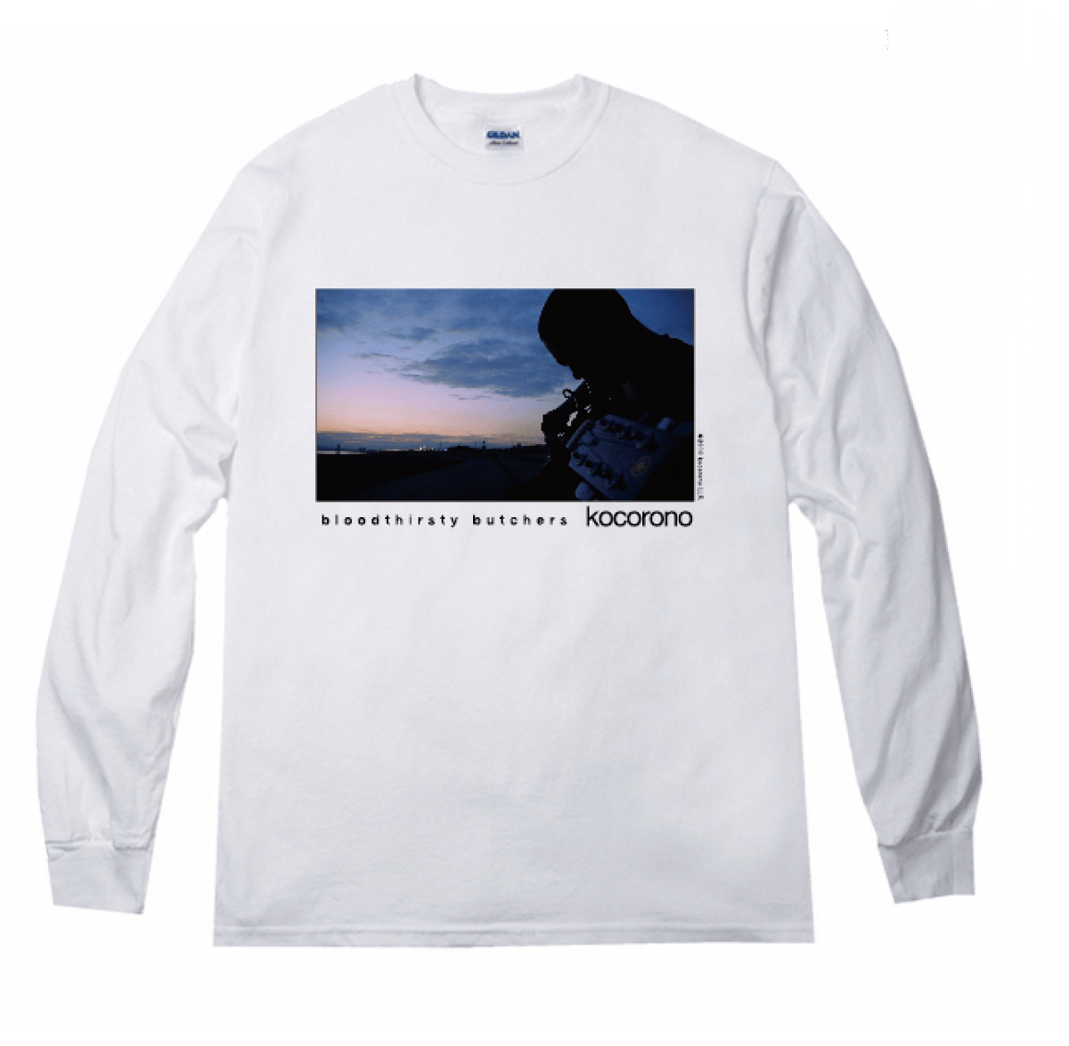 bloodthirsty butchers Tシャツ Lサイズ kokorono 予約〆:8/25(月)正午】bloodthirsty butchersオフィシャルT