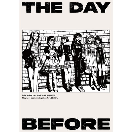 須藤はる奈 A2ポスター「THE DAY BEFORE」
