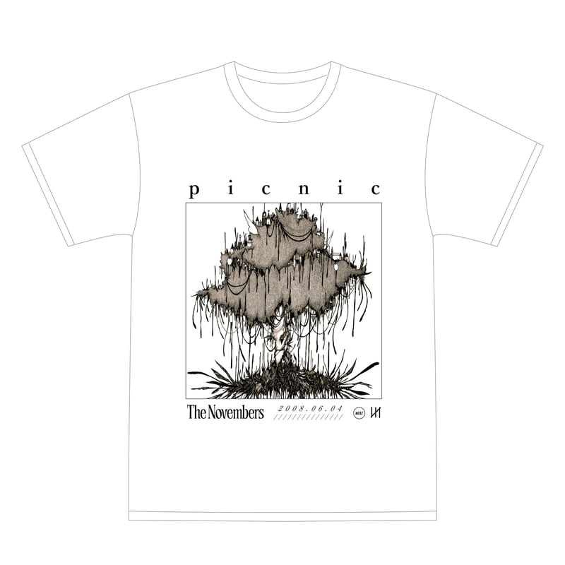 The Novembers 「アートワークTシャツ 02.picnic」 | LIVE HOU