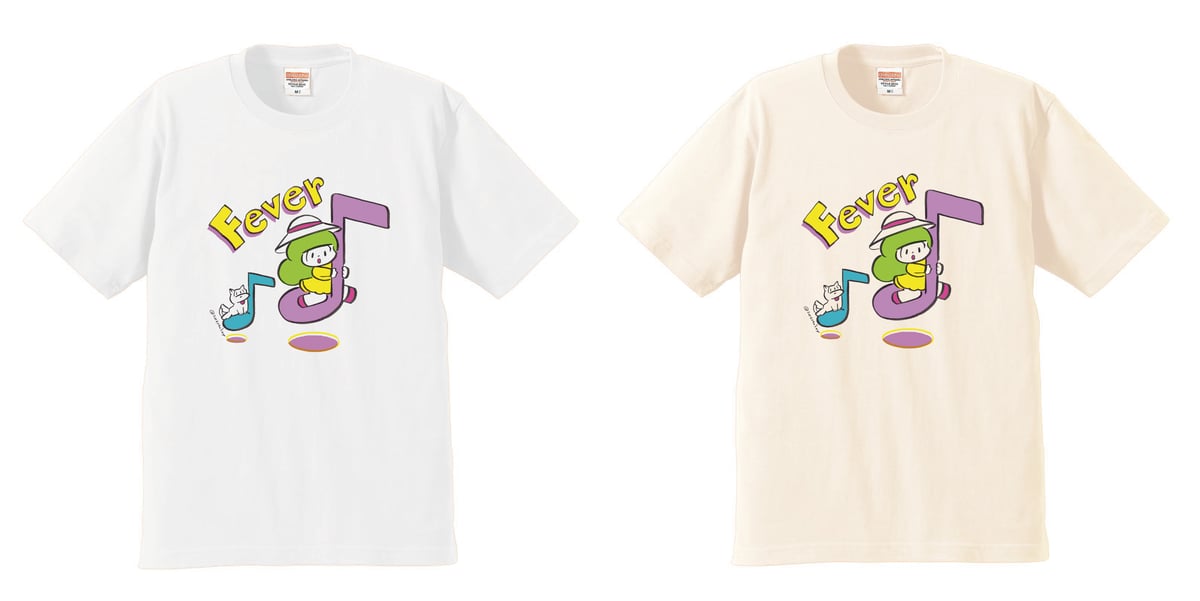 音楽を楽しまないとねTシャツ、販売します！」 | LIVE HOUSE FEVER