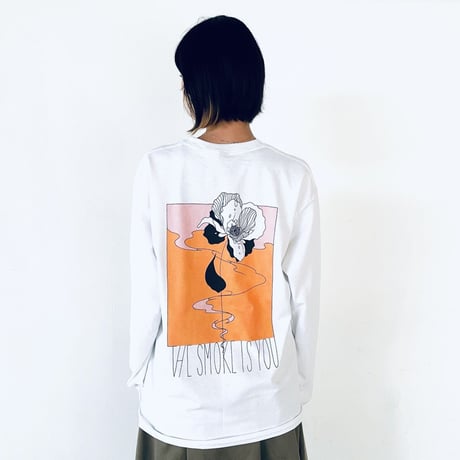 Keishi Tanaka【THE SMOKE IS YOU L/S TEE, Drawn by enna yamashiro】