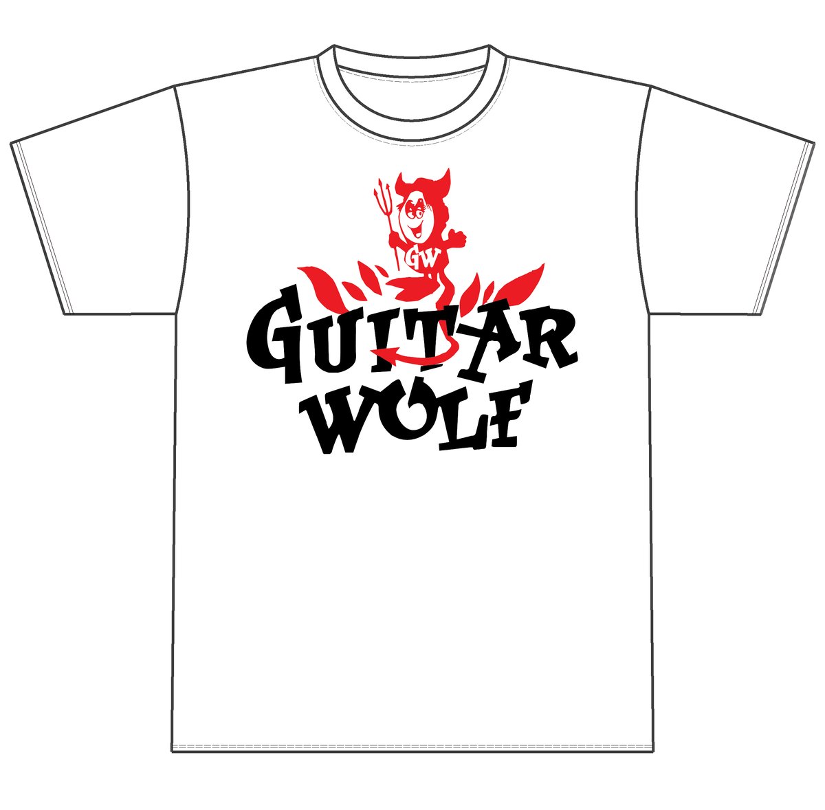GuitarWolf 2011年ワールドツアーTシャツ ブラック サイズS