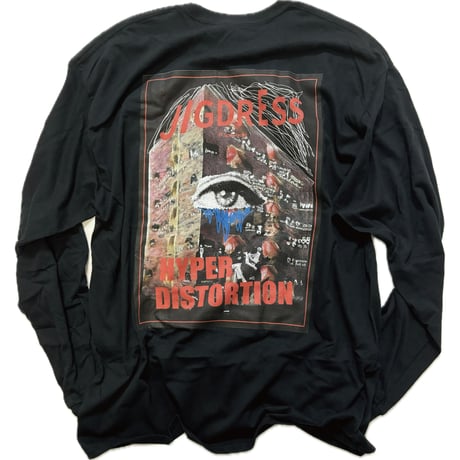 JIGDRESS「BIG EYE long tee [black]」