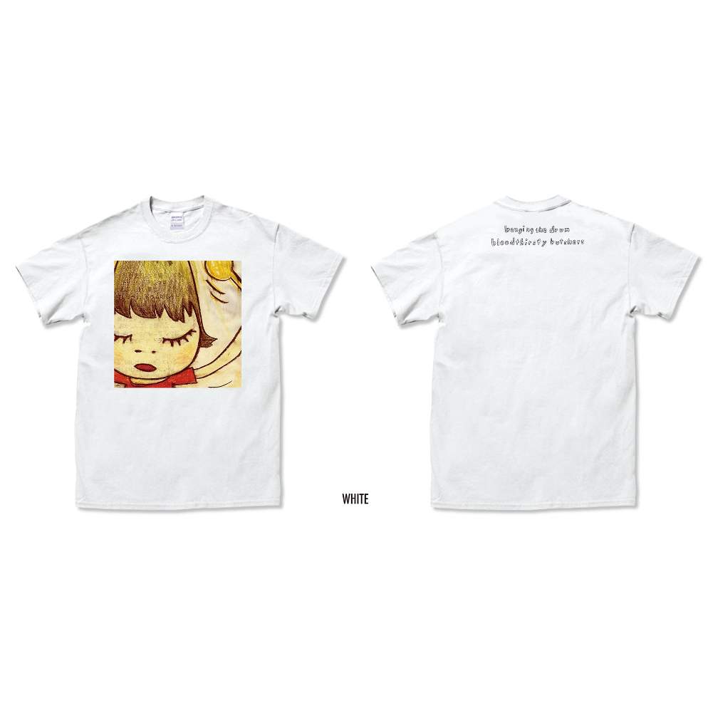 2024新入荷 bloodthirsty XLサイズ 白 Tシャツ 奈良美智 butchers 