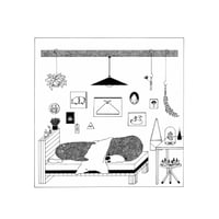 tobird B2キャンバスポスター「寝る前の」