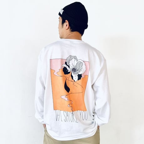 Keishi Tanaka【THE SMOKE IS YOU L/S TEE, Drawn by enna yamashiro】