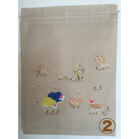ベトナム刺繍BAG (巾着）＋Drip Bag×10 SET