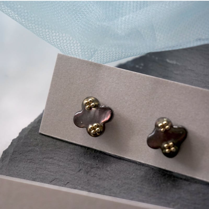 日本の粋アクセサリー「忘れ貝」【黒蝶貝ver】 | Musuhi～産日神～