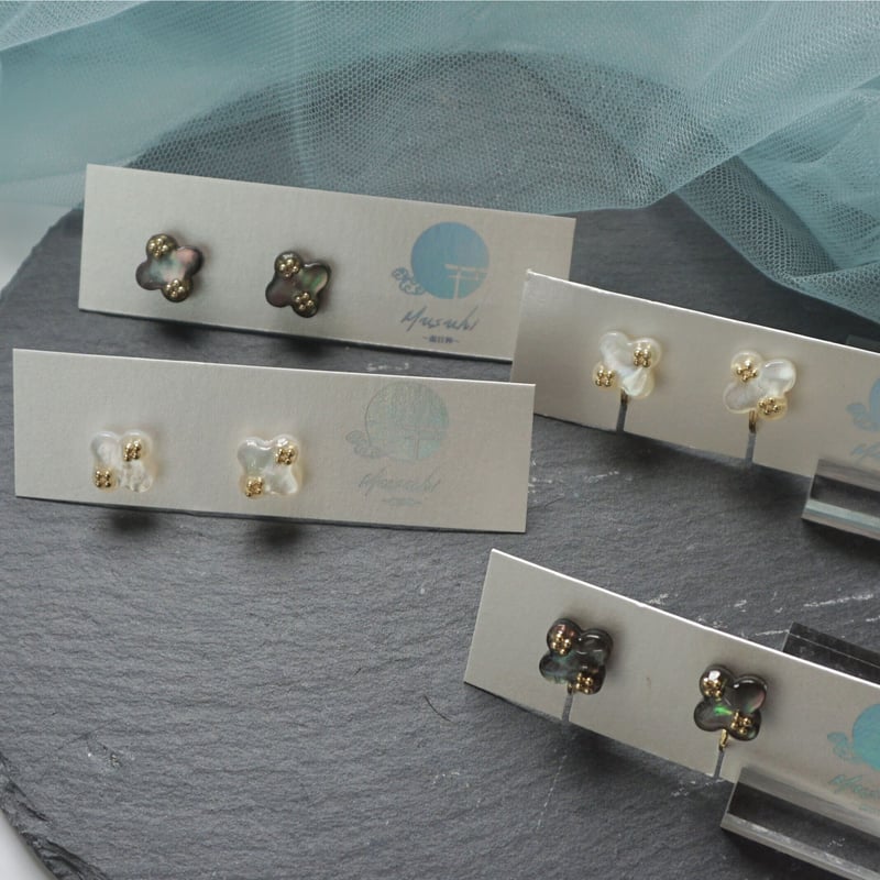 日本の粋アクセサリー「忘れ貝」【白蝶貝ver】 | Musuhi～産日神～