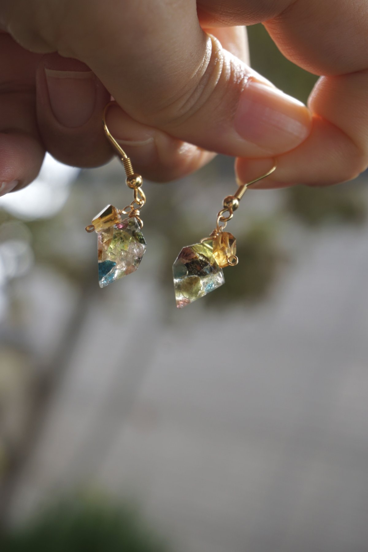 日本の粋アクセサリー「雲母〜kirara〜」【クリアタイプ・石種類AB選択