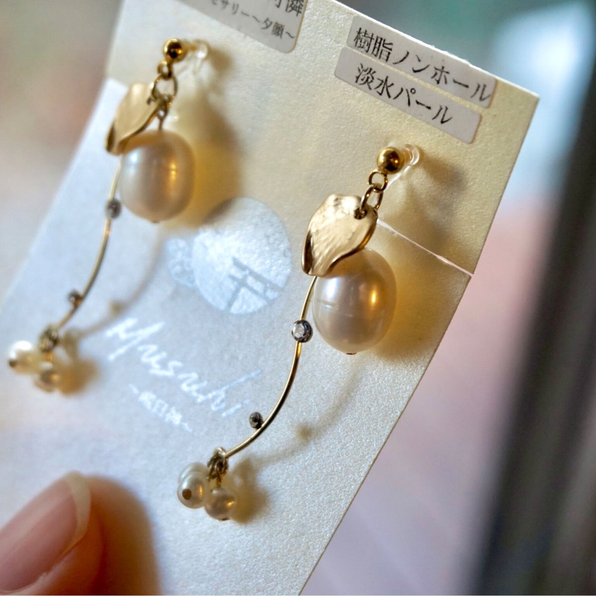 ☆kichiseri_☆ アクセサリーおまとめ6点 源氏物語アクセサリー「夕顔」(改デザインver) | Musuhi～産日神～